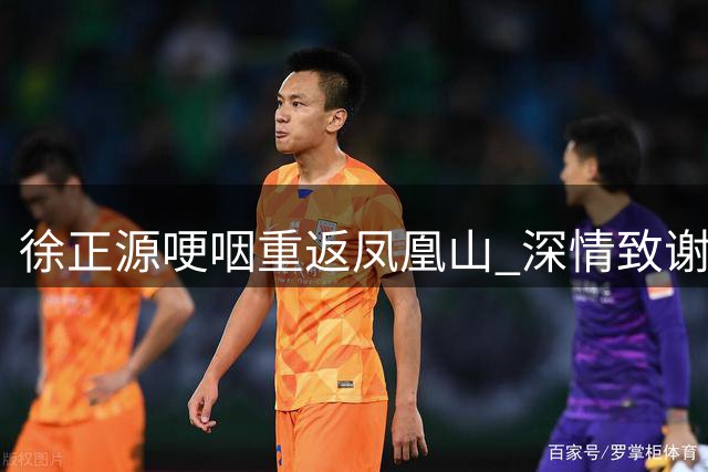徐正源哽咽重返凤凰山 深情致谢成都球迷支持